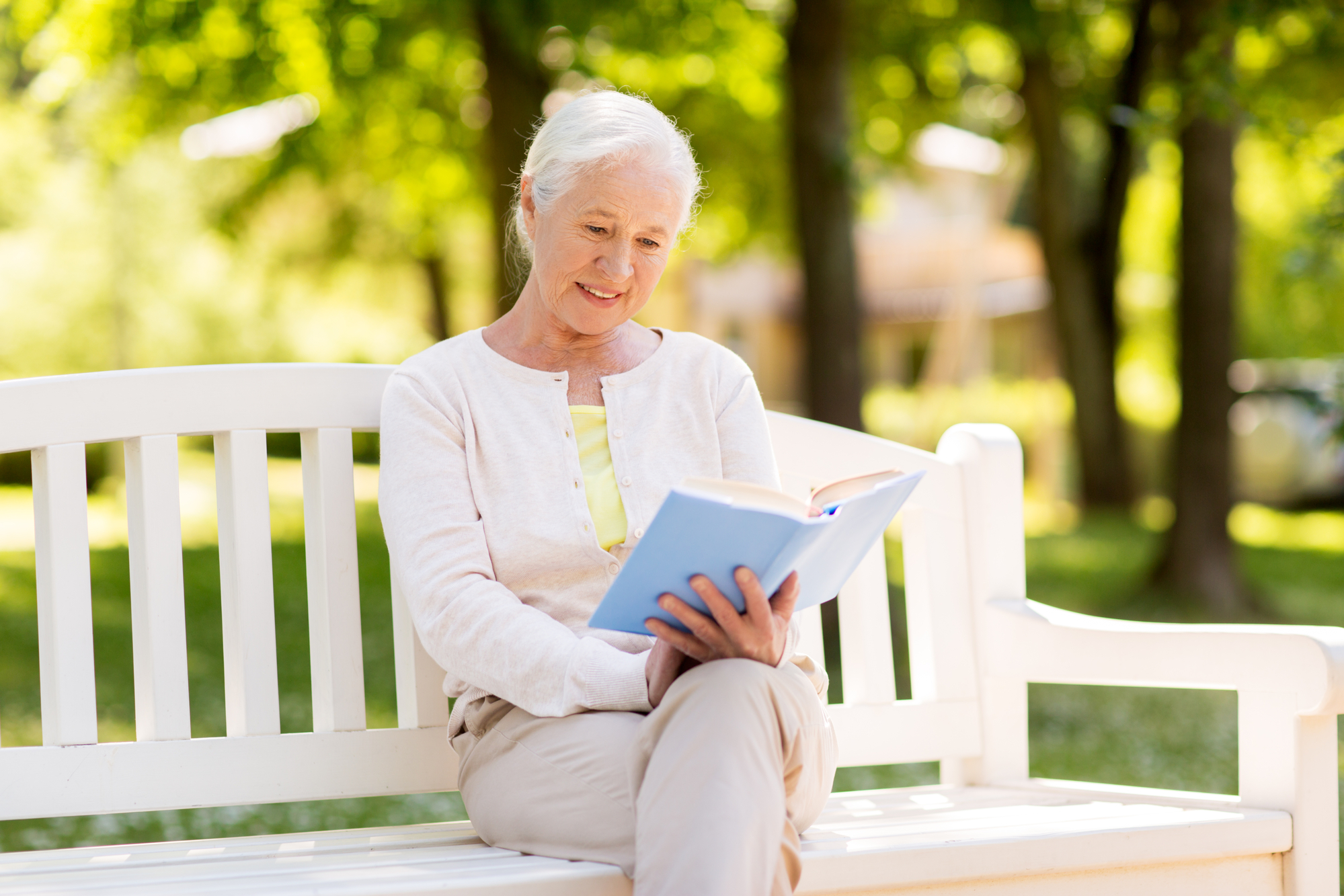 Reading an uplifting book is one of the practices of spiritual self-care