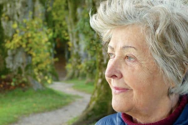 woman over 50 smiling