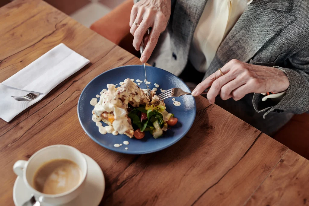 Eating less for healthy aging
